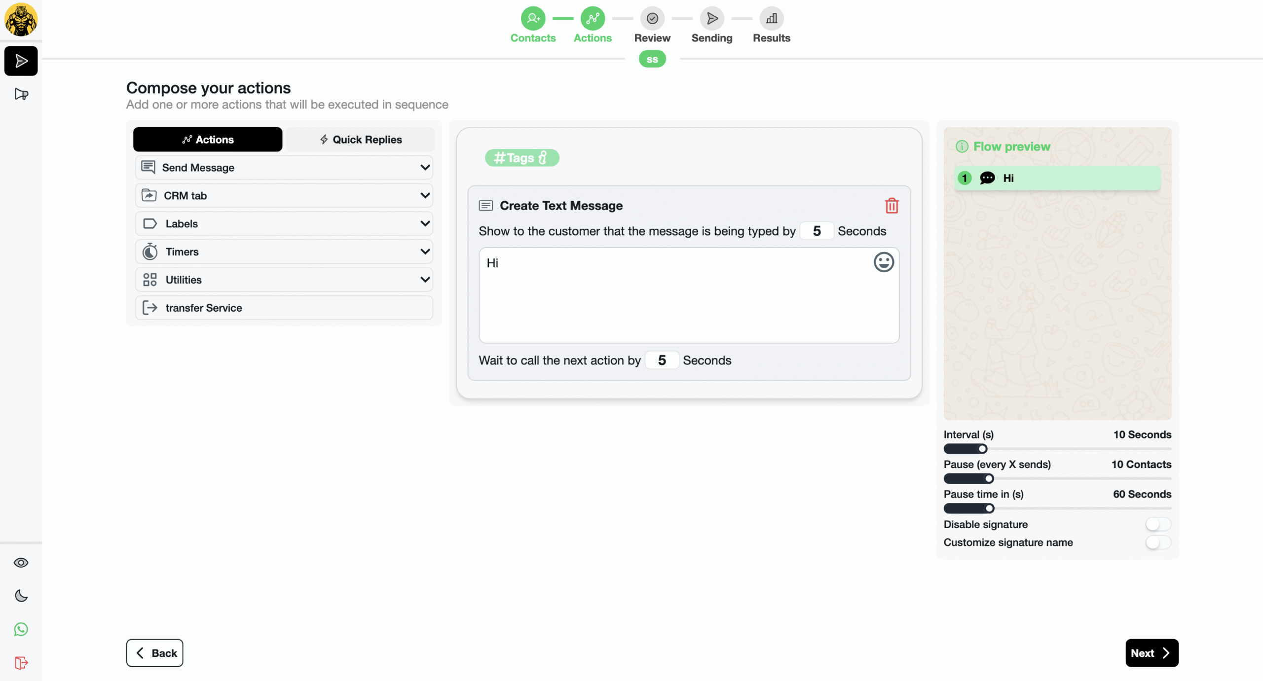 Bulk Message marketing
